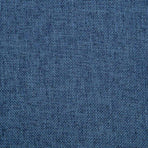 Swivel Office Chair Blue Fabric