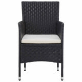 Furniture Set 5 pcs Black