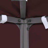 Gazebo Top Cover 310 g/m² 3x3 m Bordeaux - Top-Down View