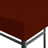 Gazebo Top Cover 310 g/m² 3x3 m Terracota - Side View