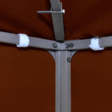 Gazebo Top Cover 310 g/m² 3x3 m Terracota - Top-Down View