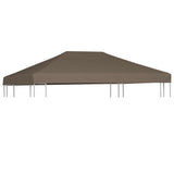 Gazebo Top Cover 310 g/m² 3x4 m Taupe