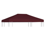 Gazebo Top Cover 310 g/m² 3x4 m Bordeaux