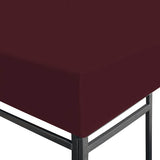 Gazebo Top Cover 310 g/m² 3x4 m Bordeaux