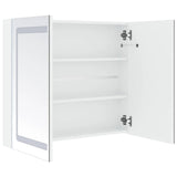 LED Bathroom Mirror Cabinet 80x12.2x68 cm