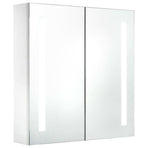 LED Bathroom Mirror Cabinet 60x14x62 cm