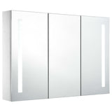 LED Bathroom Mirror Cabinet 89x14x62 cm