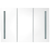 LED Bathroom Mirror Cabinet 89x14x62 cm