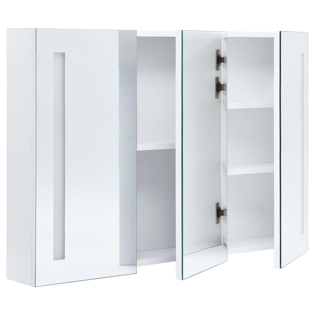 LED Bathroom Mirror Cabinet 89x14x62 cm