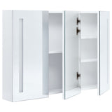 LED Bathroom Mirror Cabinet 89x14x62 cm