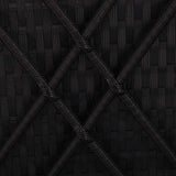 Garden Sunloungers Reclining 3 pcs Black Poly rattan - Extra Image