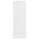 Shoe Rack White 54x34x100.5 cm Engineered Wood