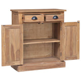 Side Cabinet 65x30x75 cm Solid Teak - Side View