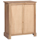 Side Cabinet 65x30x75 cm Solid Teak - Top-Down View