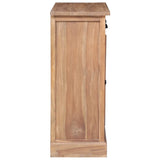 Side Cabinet 65x30x75 cm Solid Teak - 45-Degree Angle