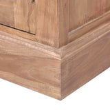 Side Cabinet 65x30x75 cm Solid Teak - Close-Up Angle