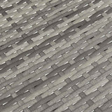 Stackable Outdoor Chairs 2 pcs Grey Poly Rattan - Extra Image