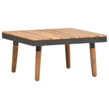 4 Piece Garden Lounge Set with Cushions Solid Acacia Wood - Side View