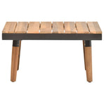 4 Piece Garden Lounge Set with Cushions Solid Acacia Wood