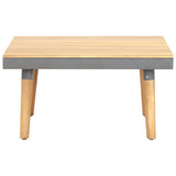 Garden Coffee Table 60x60x31.5 cm Solid Acacia Wood - Front View