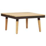 7-Seater Garden Lounge Set with Cushions Solid Acacia Wood Brown