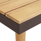 8-Seater Garden Lounge Set with Cushions Solid Acacia Wood - Close-Up Angle