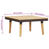 8-Seater Garden Lounge Set with Cushions Solid Acacia Wood - Extra Image