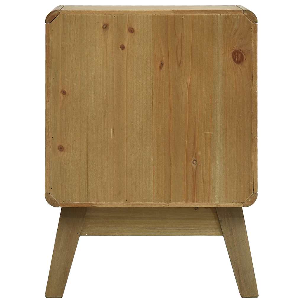 Bedside Cabinet Brown 37x30x51 cm Wood