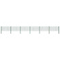 Fence Panel with Posts Iron 1040x80 cm Green