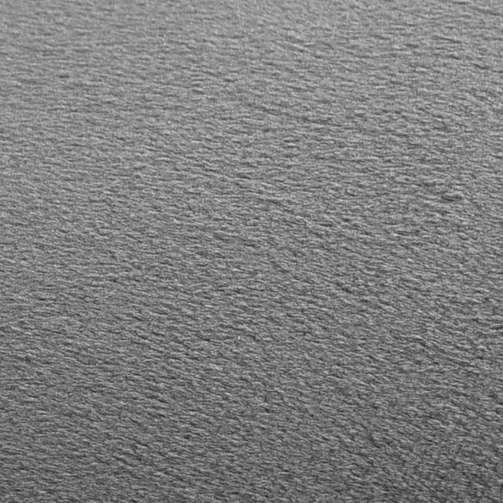 Stool Dark Grey and Gold Velvet 28 x 36 cm