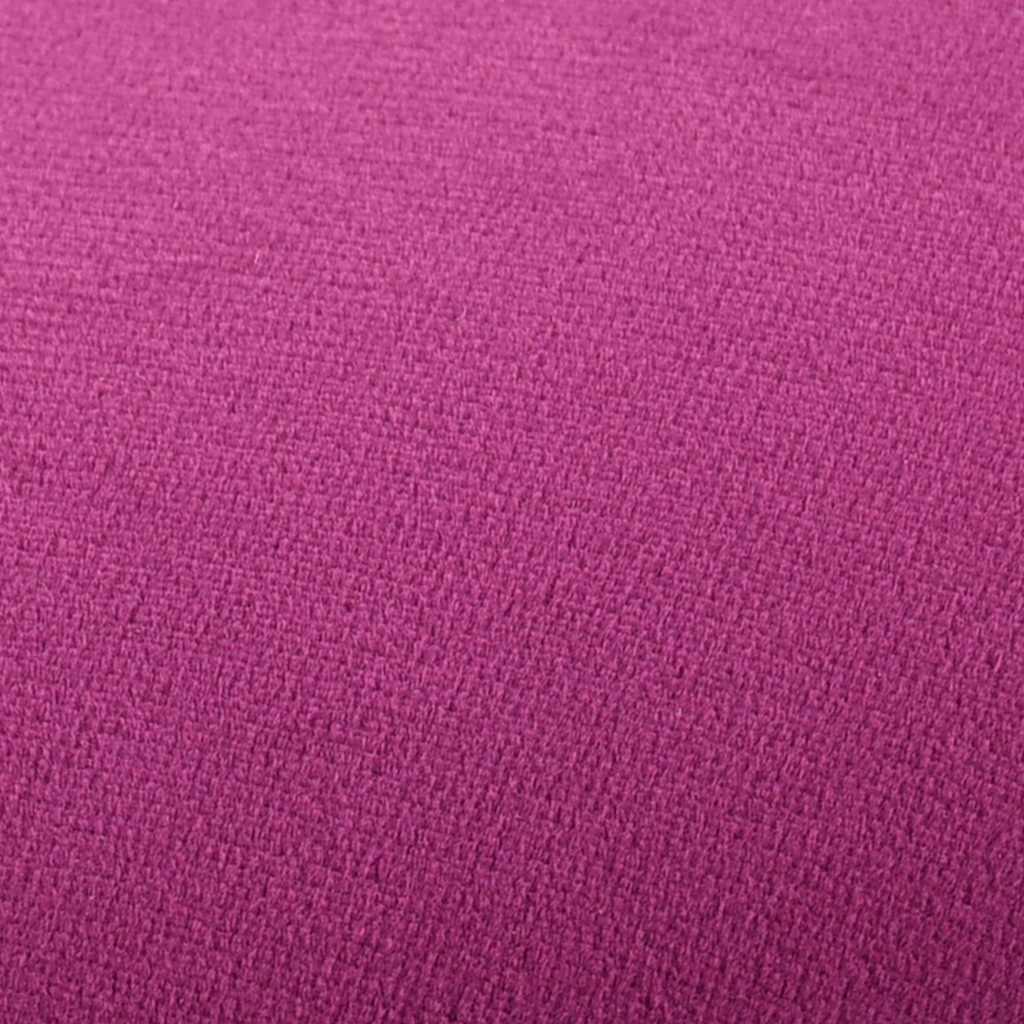 Stool Purple and Gold Velvet 28 x 36 cm