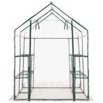 Greenhouse with 8 Shelves 143x143x195 cm