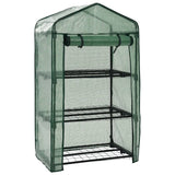 3-Tier Mini Greenhouse 69x49x125 cm - Front View