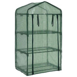3-Tier Mini Greenhouse 69x49x125 cm - Side View