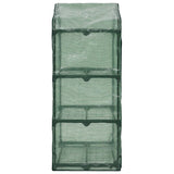3-Tier Mini Greenhouse 69x49x125 cm - 45-Degree Angle