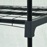 3-Tier Mini Greenhouse 69x49x125 cm - Close-Up Angle