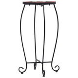 Mosaic Tables 3 pcs Terracotta and White Ceramic - 45-Degree Angle