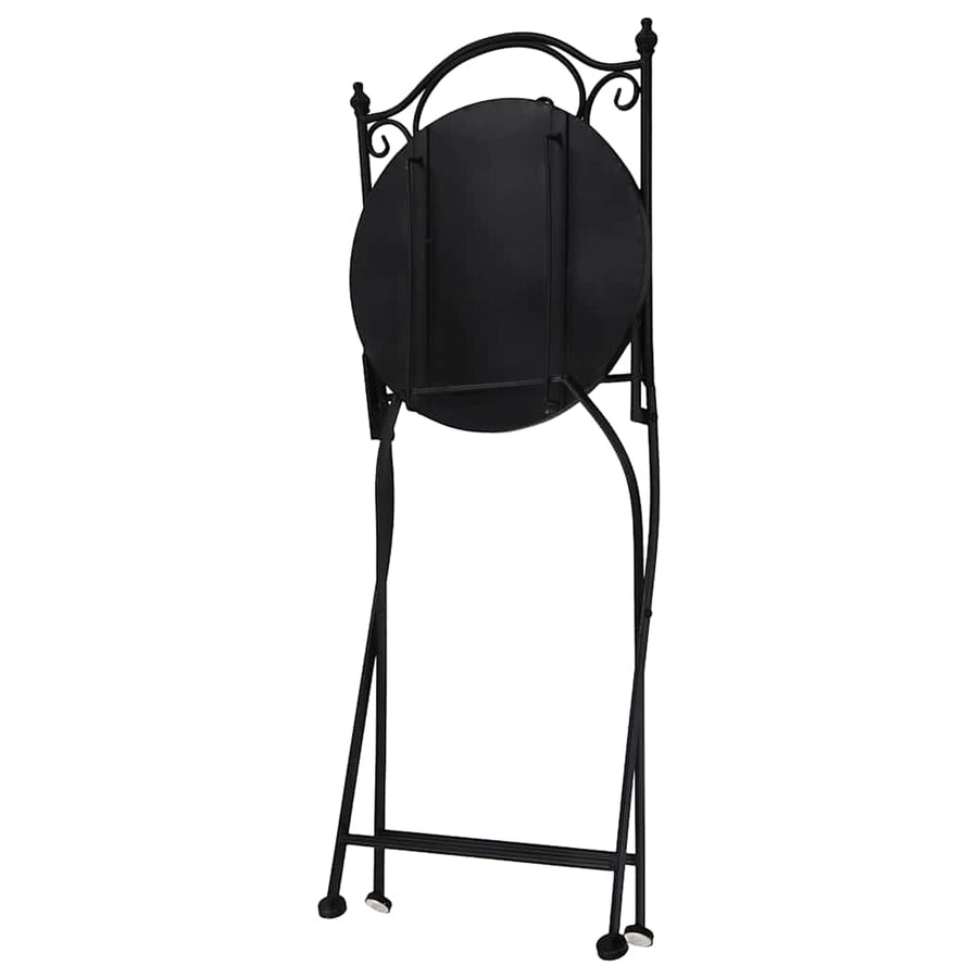 Mosaic Folding Chairs 2 pcs Brown Ceramic