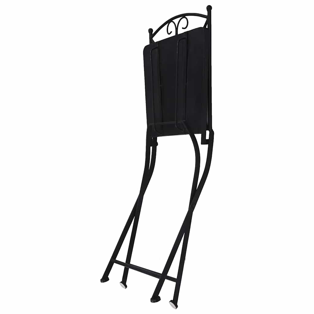 Mosaic Folding Chairs 2 pcs Orange/Grey