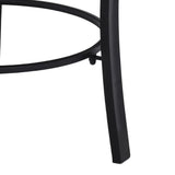 Mosaic Fire Pit Green 68cm Ceramic - Low Angle