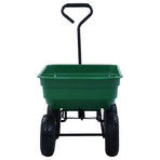 Garden Tipping Hand Cart 300 kg 75L Green