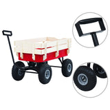 Hand Trolley 150 kg Red - Side View