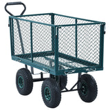 Garden Hand Trolley Green 350 kg - Front View