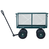Garden Hand Trolley Green 350 kg - Rear View