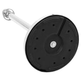 3 Piece VIP Queue Barrier Set Stainless Steel Silver - 45-Degree Angle