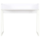 Desk White 90x60x88 Cm - Front View