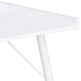 Desk White 90x50x79 Cm