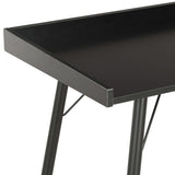 Desk Black 90x50x79 cm - Top-Down View