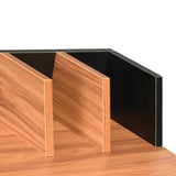 Desk Black and Brown 80x50x84 cm - 45-Degree Angle