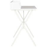 Desk White 80x50x84 Cm - Side View